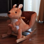 Woodalion Parents Aussie Kangaroo Infant Rocker