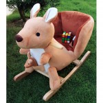 Woodalion Parents Aussie Kangaroo Infant Rocker