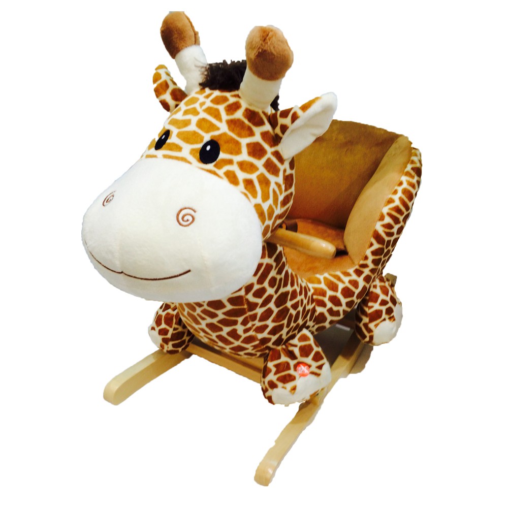 Woodalion Puff Giraffe Infant Rocker