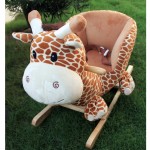 Woodalion Puff Giraffe Infant Rocker