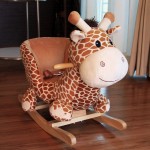 Woodalion Puff Giraffe Infant Rocker