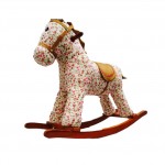 Woodalion White Horse Infant Rocker