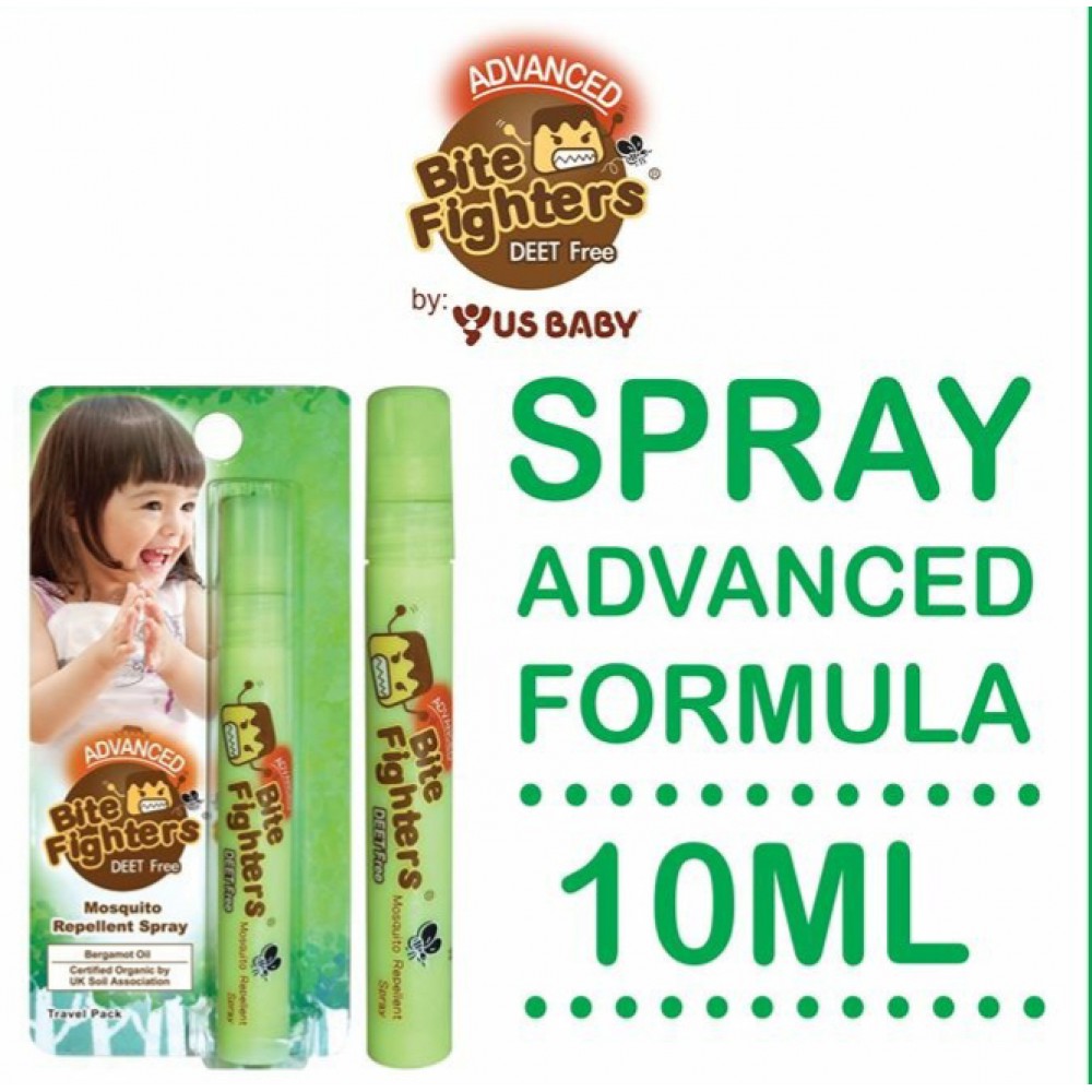 Bite Fighters Advanced Organic Repellent Spray 10ml Bite Fighters Advanced Organic Repellent Spray 10ml