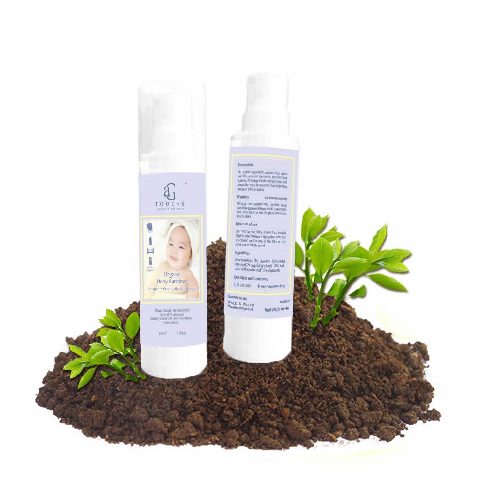 AG Touché Organic Baby Sanitizer 50ml (1 bottle) AG Touché Organic Baby Sanitizer 50ml (1 bottle)