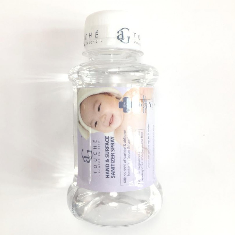 AG Touche Hand & Surface Sanitizer Travel Refill Bottle 100ML (1 Bottle)