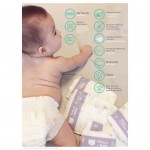 Hito Chlorine Free Baby Diapers M 36's 3 packs [Bundle]