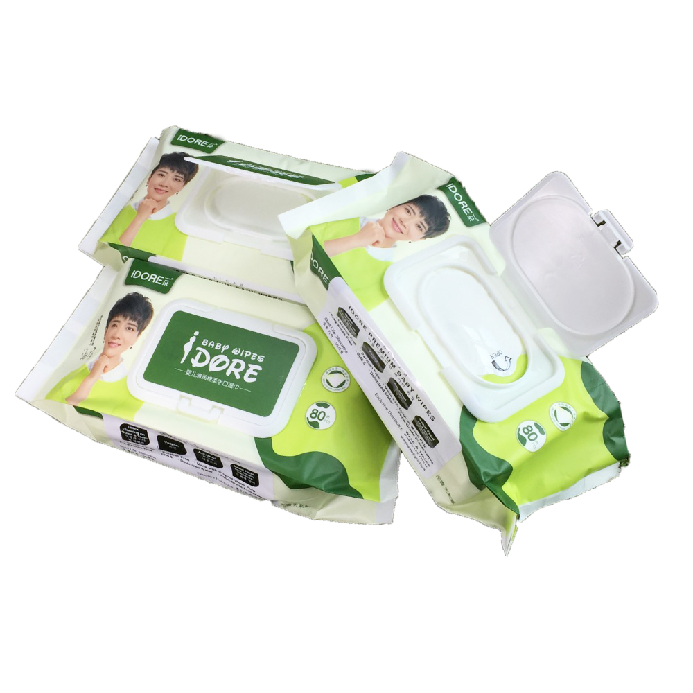 IDORE Premium Baby Wipe 80's X 3 packs