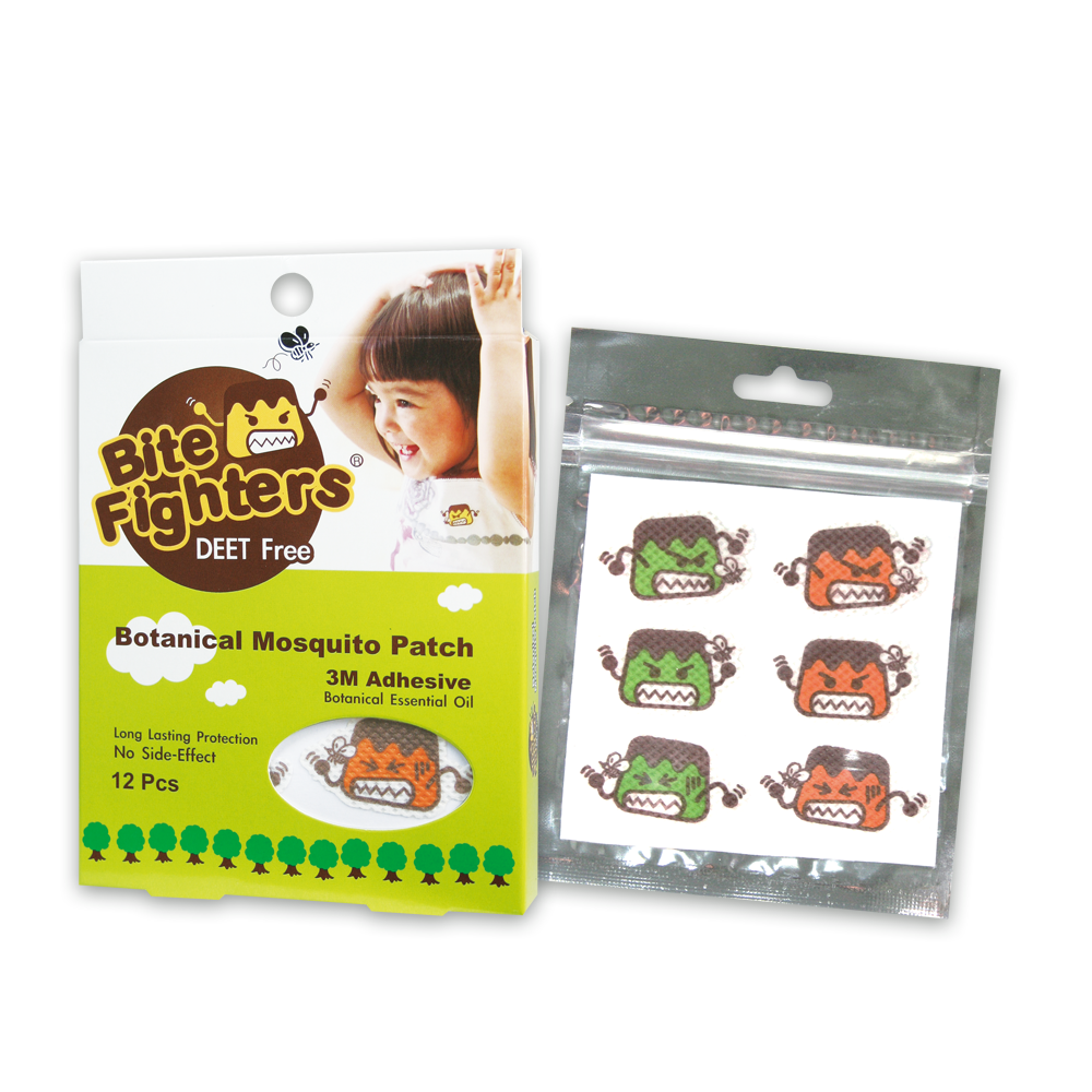 Bite Fighter Organic Mosquito Patch 12pcs (1 pack)