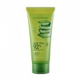 image of NATURE REPUBLIC SOOTHING & MOISTURE ALOE VERA 92% SOOTHING GEL (TUBE) 250ML