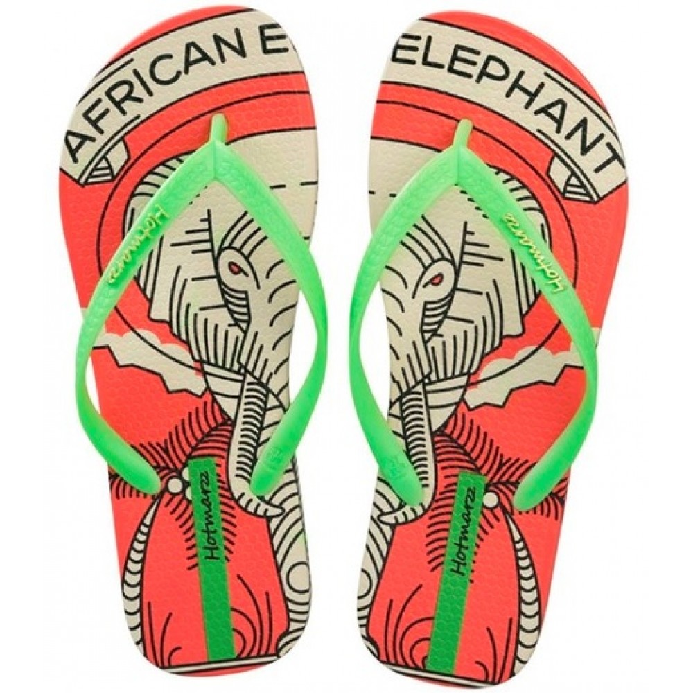 Hotmarzz Women Summer Beach Flat Sandals / Slippers / Flip Flops Animal Series (Orange) Hotmarzz Women Summer Beach Flat Sandals / Slippers / Flip Flops Animal Series (Orange)