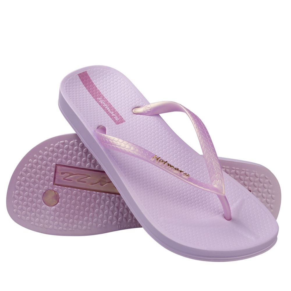 Hotmarzz Women Fashion Beach Slim Flip Flops / Sandals (Light Purple) Hotmarzz Women Fashion Beach Slim Flip Flops / Sandals (Light Purple)