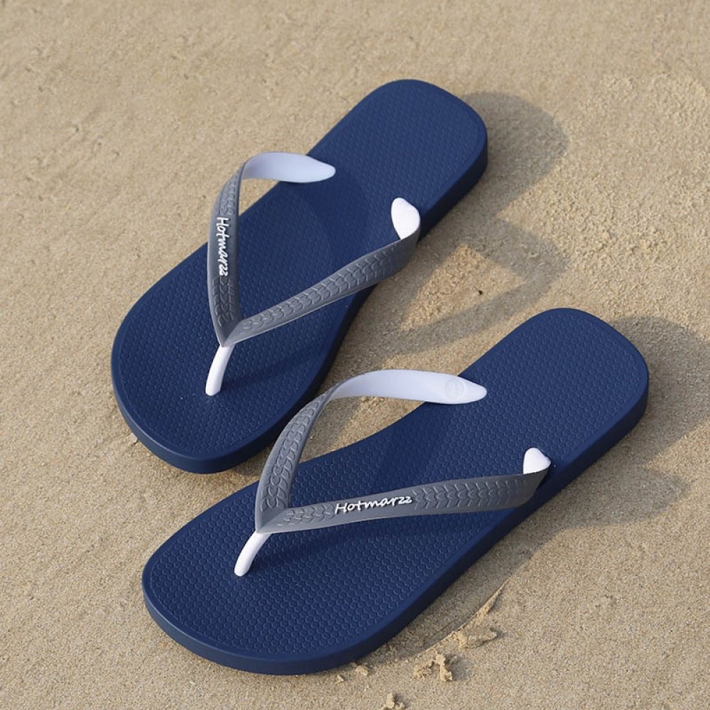Hotmarzz Men Stylish Summer Beach Slippers Flip Flops Flat Sandals (Blue Base) Hotmarzz Men Stylish Summer Beach Slippers Flip Flops Flat Sandals (Blue Base)