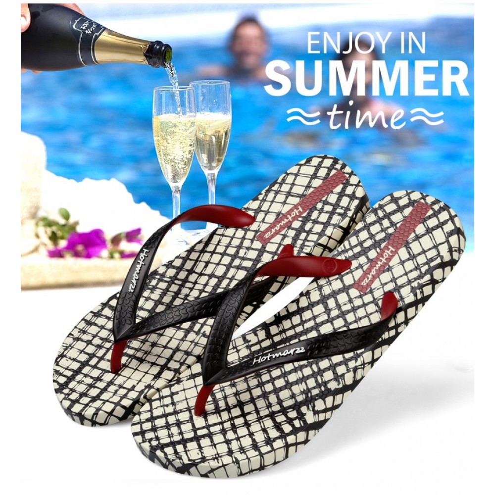 Hotmarzz Men Stylish Summer Beach Slippers Flip Flops (Lattice) Hotmarzz Men Stylish Summer Beach Slippers Flip Flops (Lattice)