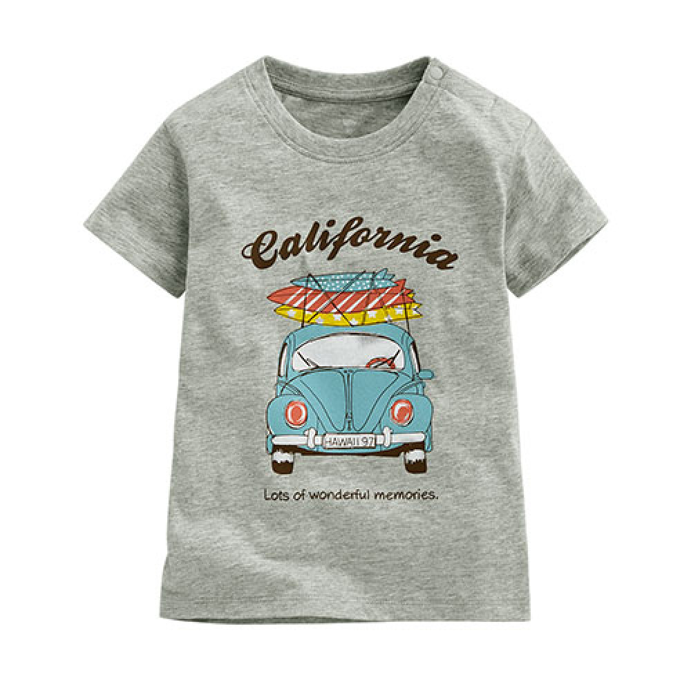 Lativ : 衝浪老爺車印花T恤-Baby Surf classic car print T-shirt-Baby Lativ : 衝浪老爺車印花T恤-Baby Surf classic car print T-shirt-Baby