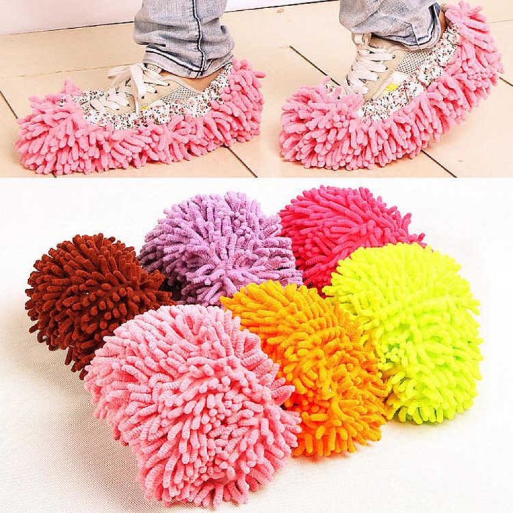 Multi function Sweep floor Slippers Mop Cap Clean Shoe