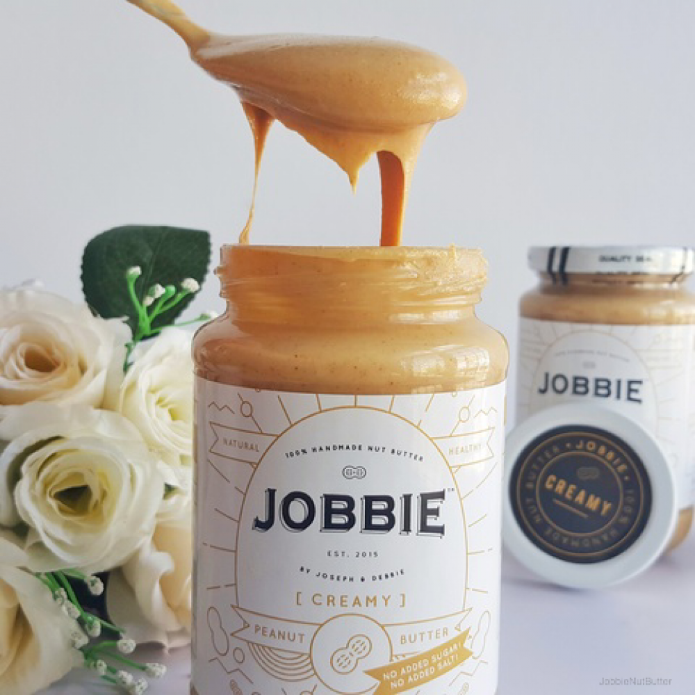 Jobbie Creamy Pure Peanut Butter 380grams Jobbie Creamy Pure Peanut Butter 380grams