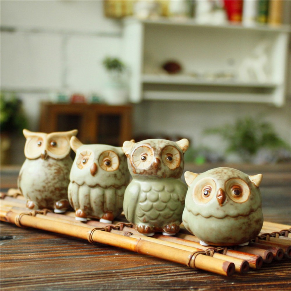 Zakka Living Home Decor Mini Owl Set Zakka Living Home Decor Mini Owl Set