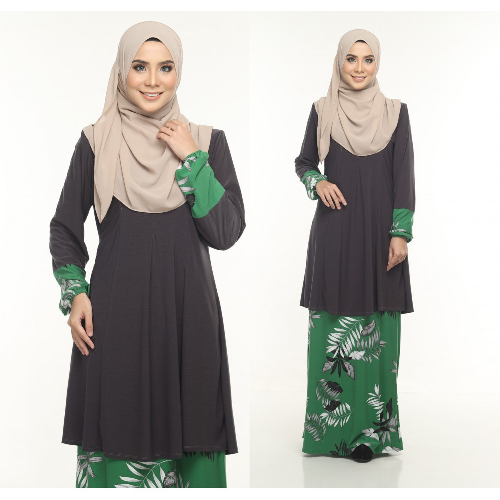 Kurung Moden Adiva Korean Lycra Nursing Friendly Less Iron Muslimah Wear Kurung Moden Adiva Korean Lycra Nursing Friendly Less Iron Muslimah Wear