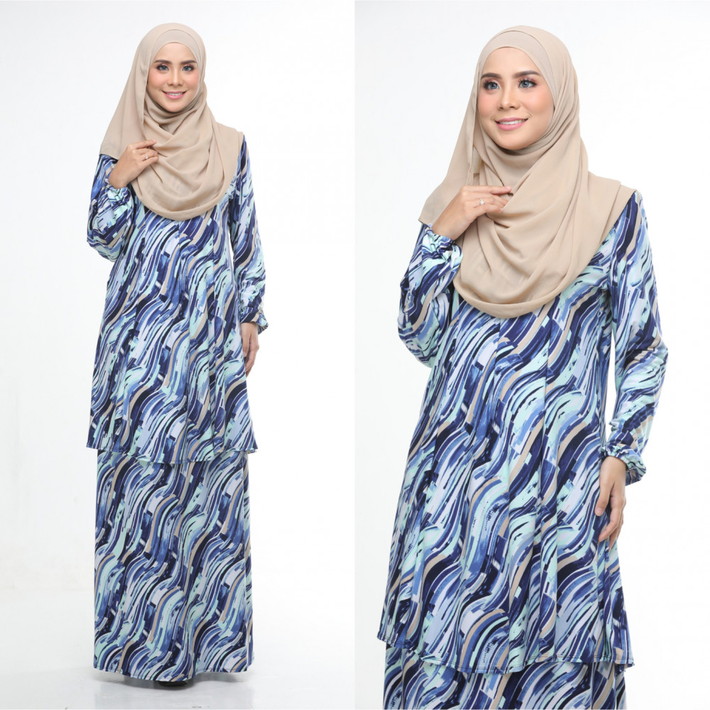 Baju Kurung Moden Adiva Korean Lycra Muslimah Wear Zip Depan Baju Kurung Moden Adiva Korean Lycra Muslimah Wear Zip Depan