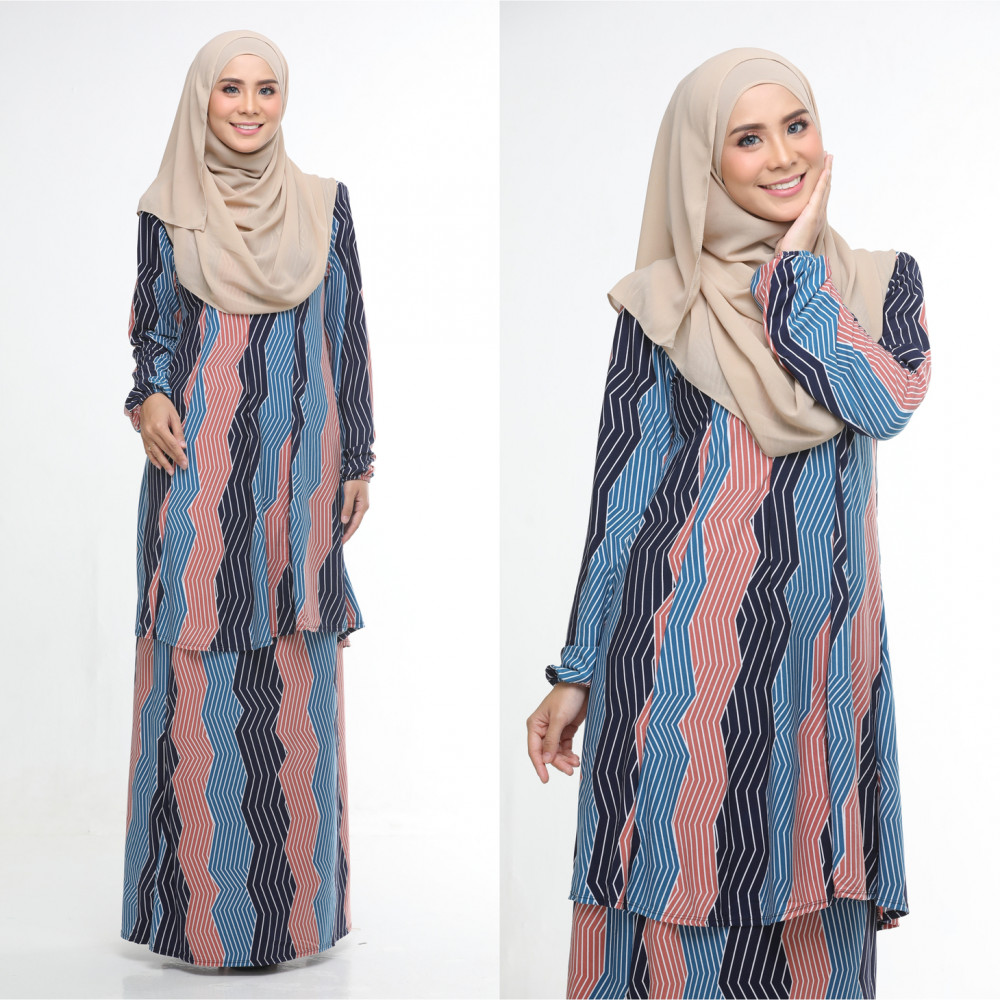 Baju Kurung Moden Adiva Korean Lycra Muslimah Wear Zip Depan Baju Kurung Moden Adiva Korean Lycra Muslimah Wear Zip Depan