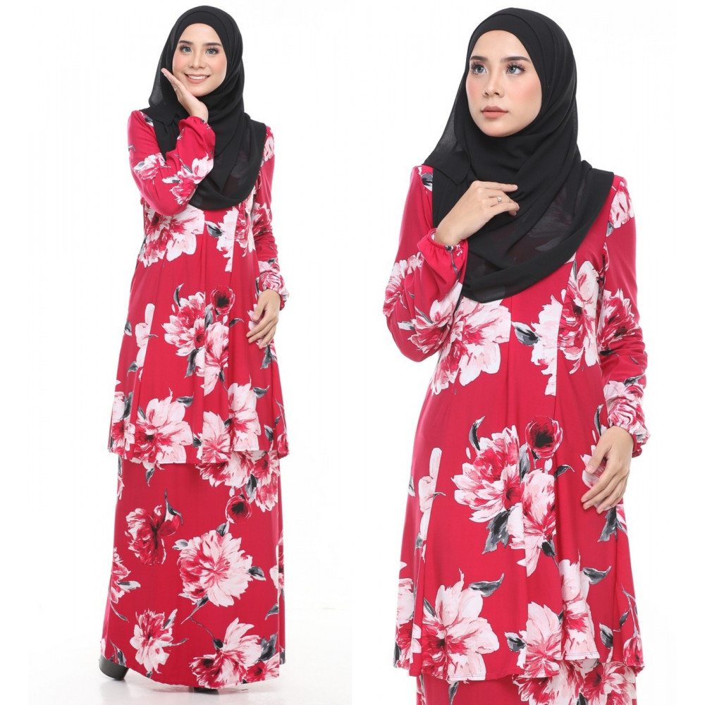 Baju Kurung Moden Adiva Korean Lycra Less Iron Muslimah Wear Baju Kurung Moden Adiva Korean Lycra Less Iron Muslimah Wear