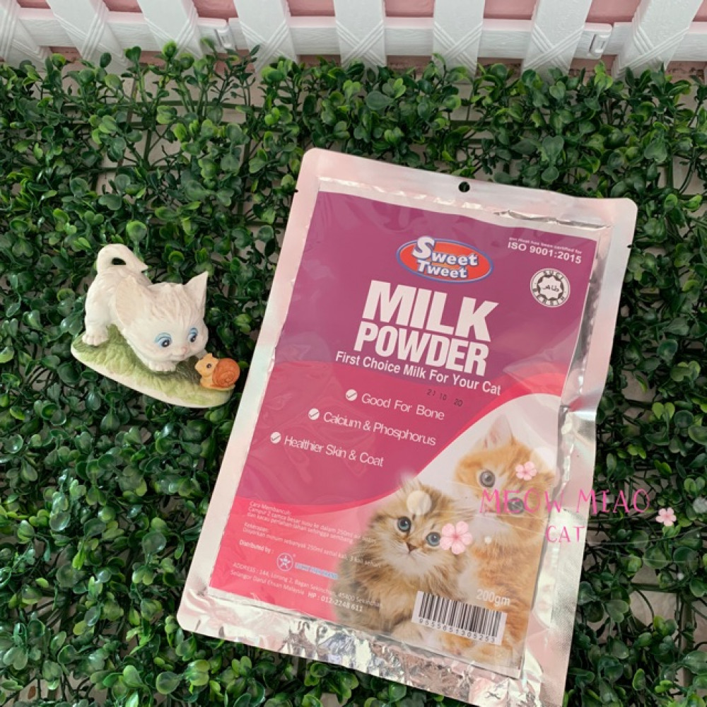 Sweet Tweet Milk Powder-First Choice Milk For Your Cat 200gm Sweet Tweet Milk Powder-First Choice Milk For Your Cat 200gm