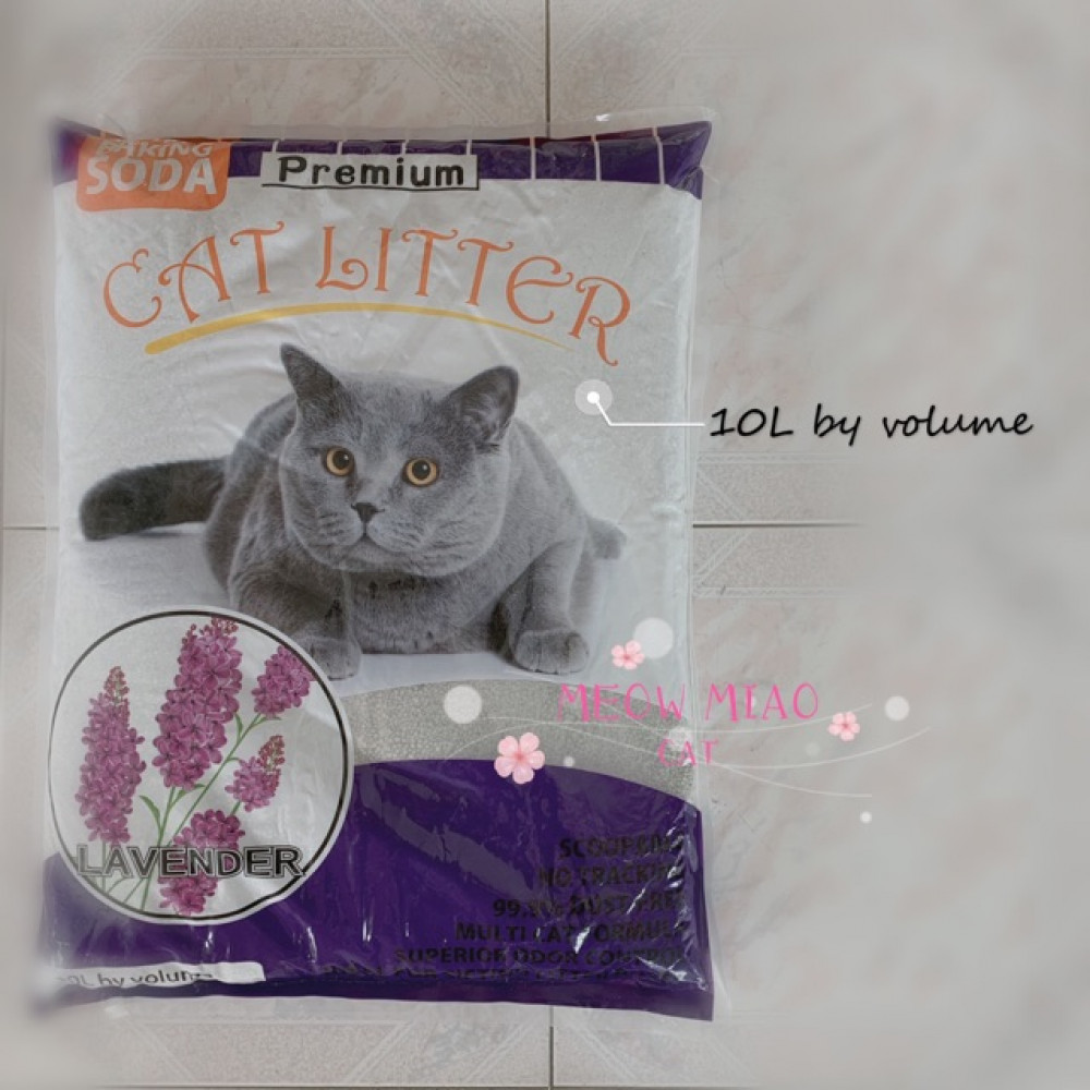 Premium Cat Litter With Baking Soda 10 L (Rose, Lemon, Lavender, Apple) Premium Cat Litter With Baking Soda 10 L (Rose, Lemon, Lavender, Apple)
