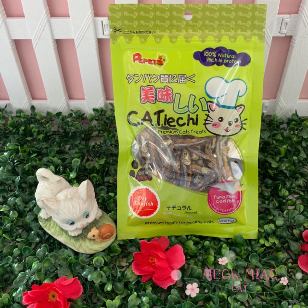 Pepets Catiechi Dry Sunfish Cat Snack Pepets Catiechi Dry Sunfish Cat Snack