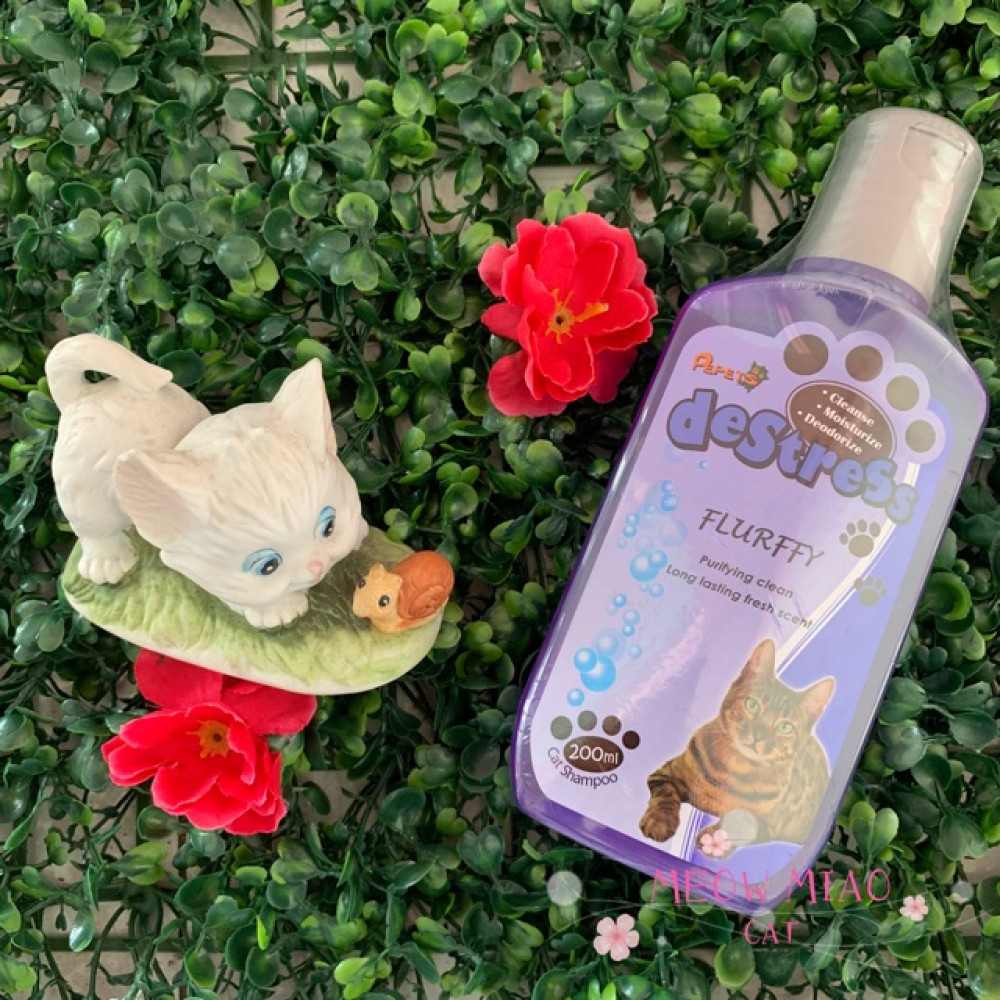 Pepets Destress Cat Shampoo 200ml (Flurffy,Cool) Pepets Destress Cat Shampoo 200ml (Flurffy,Cool)