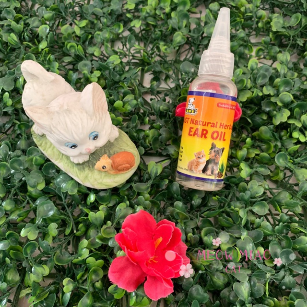 SST Natural Herbal Ear Oil For Pets 50ml SST Natural Herbal Ear Oil For Pets 50ml