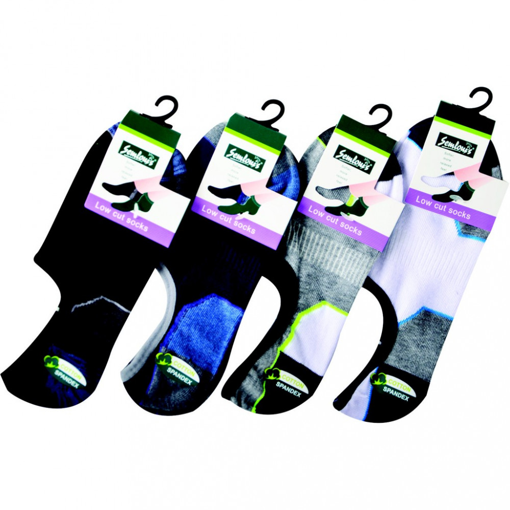Semlouis 4 In 1 Men's Low Cut Socks - Unique Pattern Semlouis 4 In 1 Men's Low Cut Socks - Unique Pattern