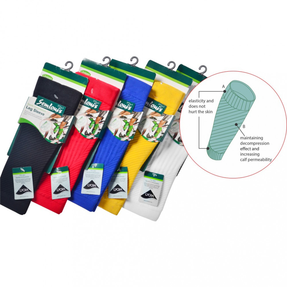 Semlouis Sport Compression Leg Sleeve - Plain Semlouis Sport Compression Leg Sleeve - Plain