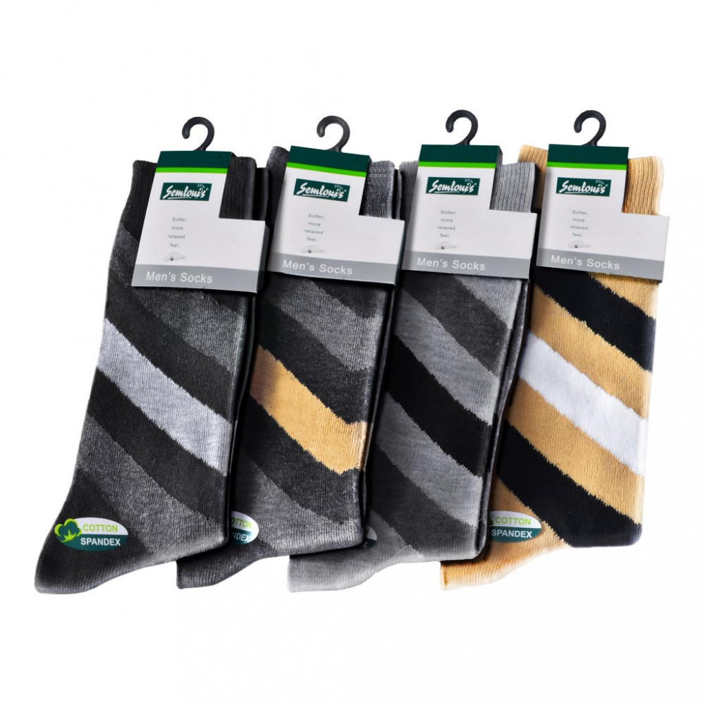 Semlouis Men's 4 In 1 Quarter Crew Socks - Arrow Design Semlouis Men's 4 In 1 Quarter Crew Socks - Arrow Design