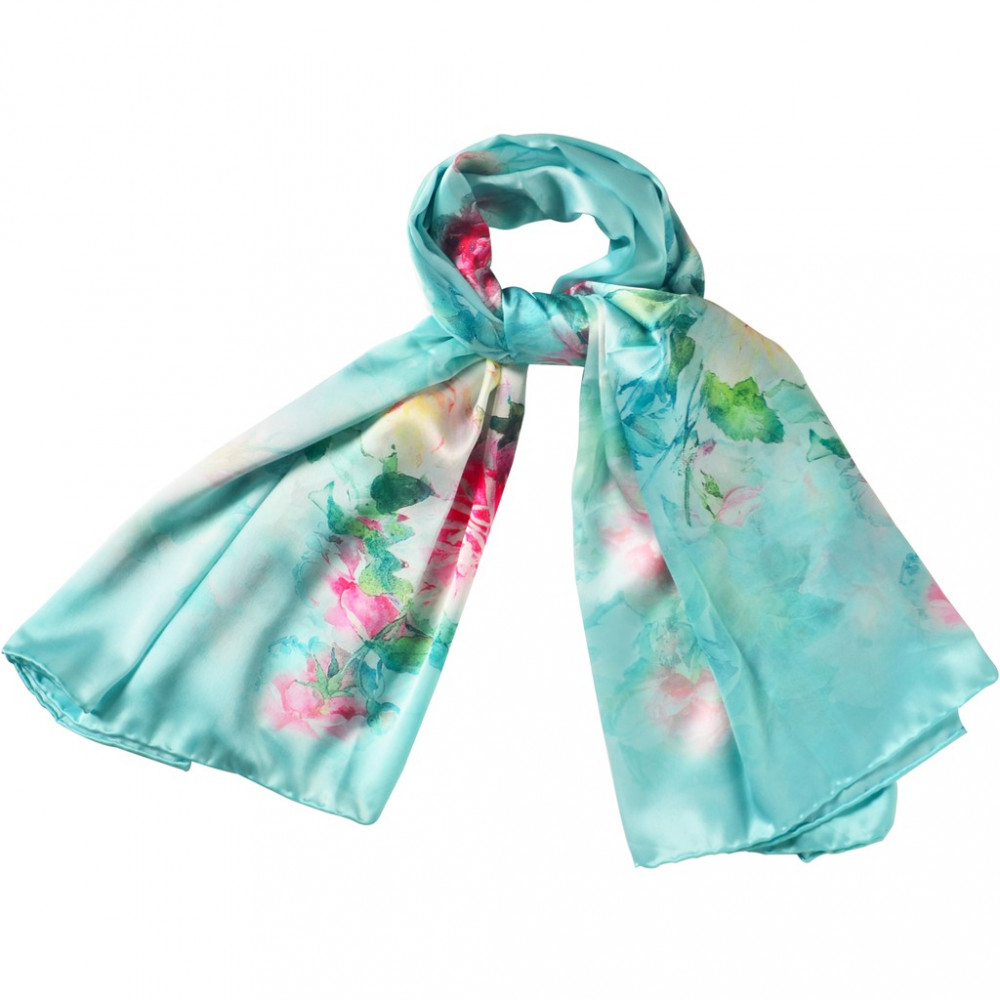 Semlouis Square Silk Scarf - Clover Semlouis Square Silk Scarf - Clover