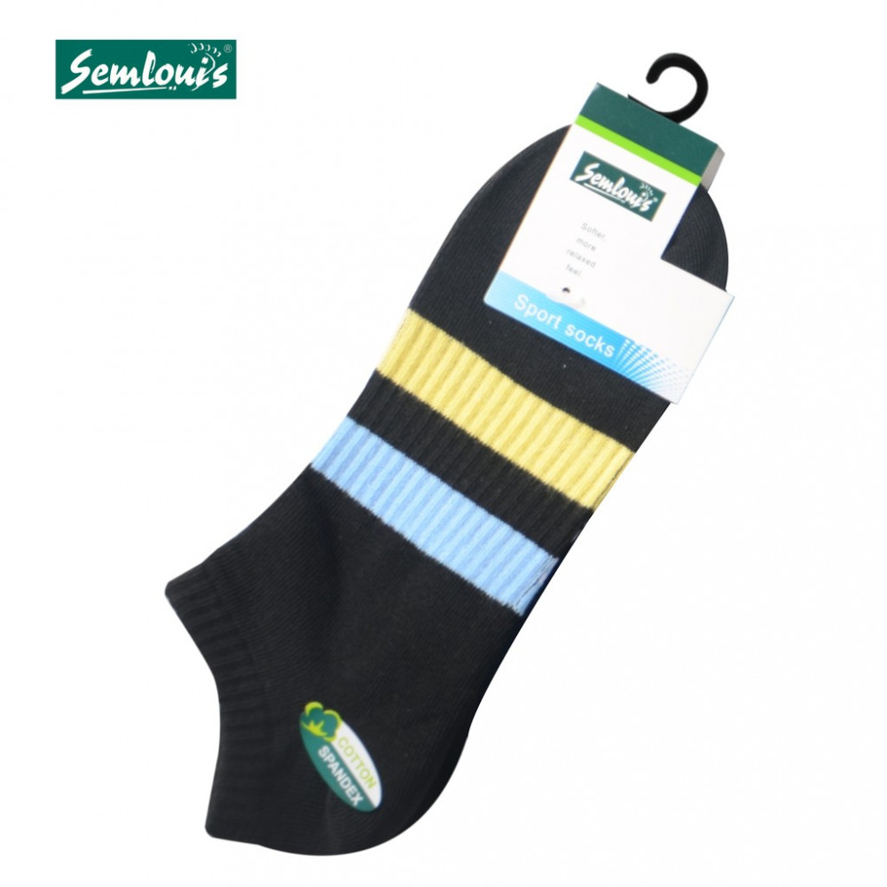 Semlouis 4 In1 Sport Ankle Socks - Double Stripes Semlouis 4 In1 Sport Ankle Socks - Double Stripes