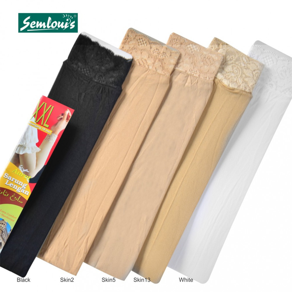 Semlouis 2 In 1 Aurat Sarung Lengan Lebih Panjang - Tebal + Berenda (Lace) Semlouis 2 In 1 Aurat Sarung Lengan Lebih Panjang - Tebal + Berenda (Lace)