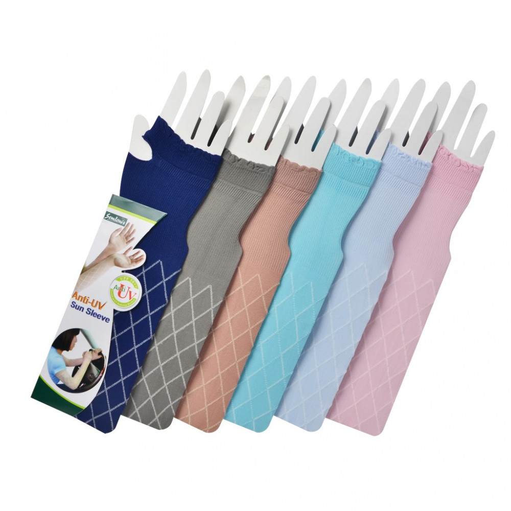 Semlouis 2 In 1 Sun Sleeve Ladies - Cross Line Pattern Semlouis 2 In 1 Sun Sleeve Ladies - Cross Line Pattern