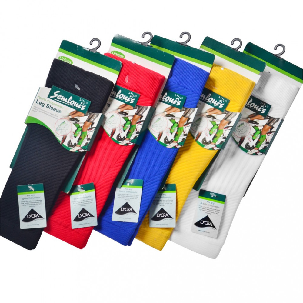 Semlouis 2 In 1 Sport Compression Leg Sleeve - Plain Semlouis 2 In 1 Sport Compression Leg Sleeve - Plain