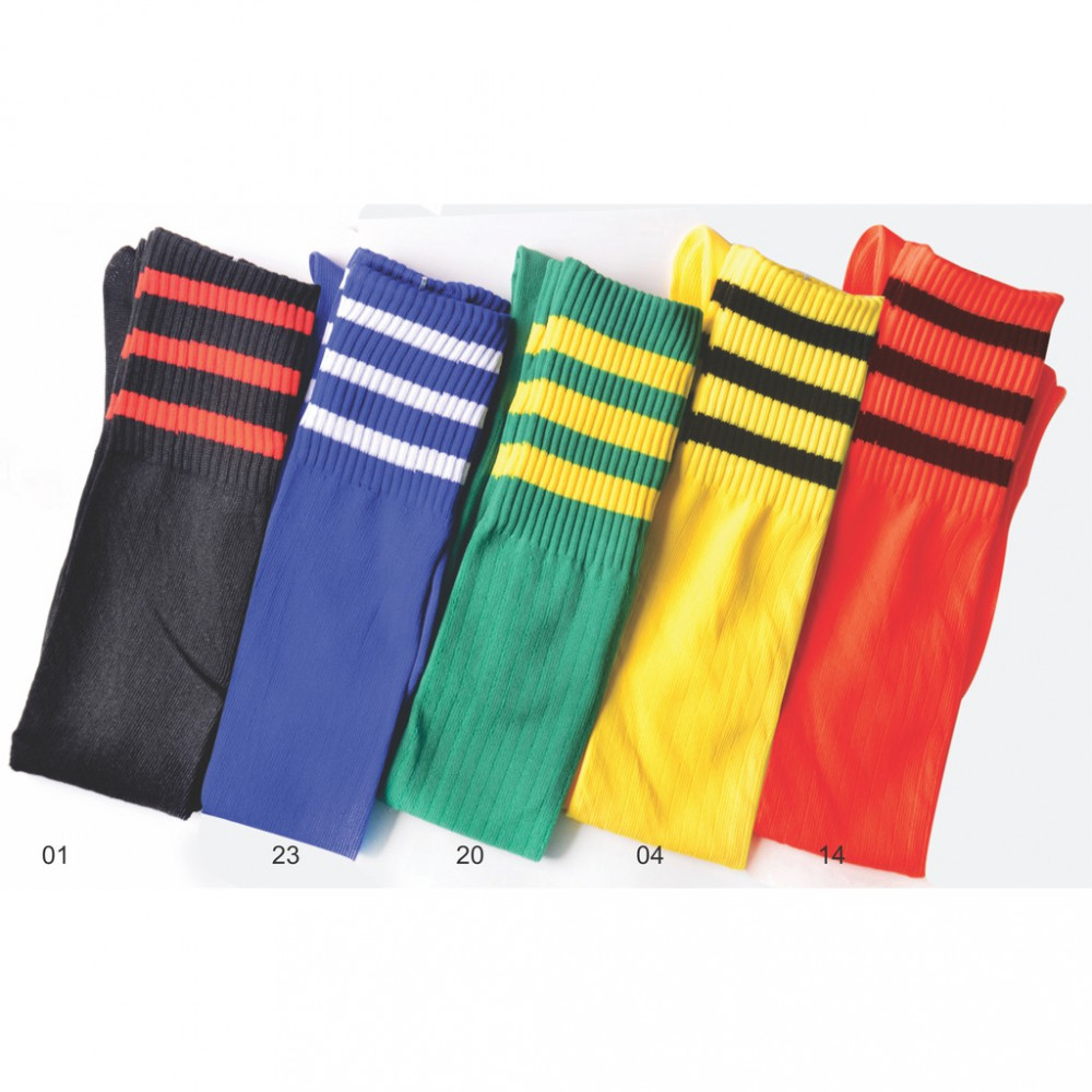 Semlouis Football Single Cylinder Socks - Triple Stripes Semlouis Football Single Cylinder Socks - Triple Stripes