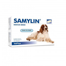 image of Ready Stock ~Samylin 30 Tablets Liver Supplyment For Medium Dog (11-30kg)
