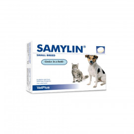 image of VetPlus Samylin 30 Tablets Liver Supplement For Dogs/Cats (Under 10kg)