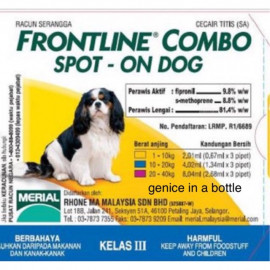 image of PROMOTION!! Frontline COMBO Spot On Dog (S)/Ubat Serangga Anjing
