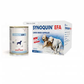 image of Canine Mobility C2P 12 WET Canned & SYNOQUIN For Large Dogs 120 Cap( FREE GIFT)
