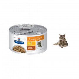image of Hill's® C/D® Multicare Feline ( Chicken With Vegie) 24 Cans X 82g