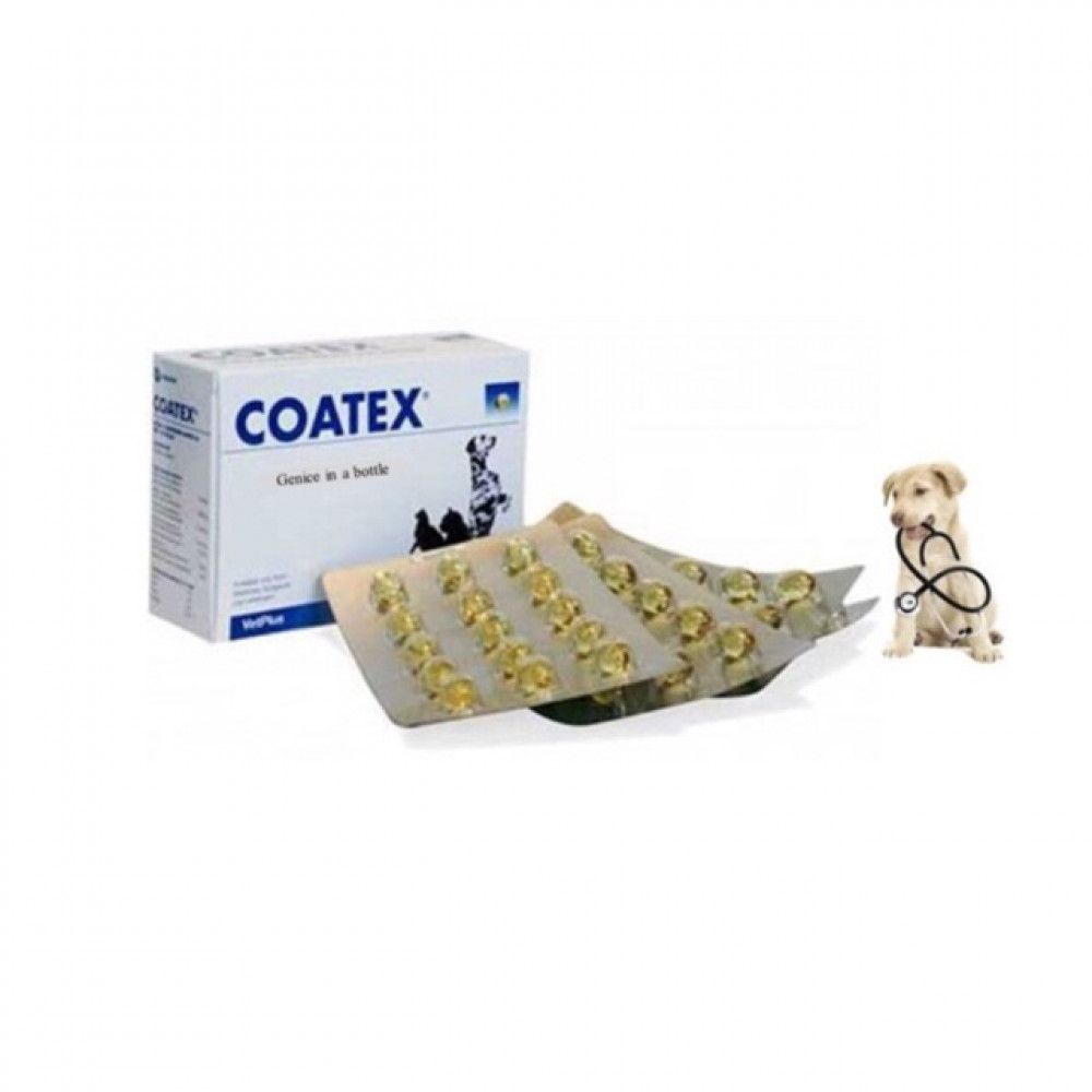 PROMOTION !! COATEX /Skin Supplement For Pets ( 60 Capsules )06/2020 PROMOTION !! COATEX /Skin Supplement For Pets ( 60 Capsules )06/2020