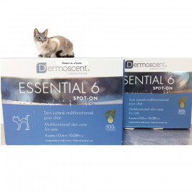 image of COMBO SET~Dermoscent® Essential 6® Spot-On For Cats 4 Pippetts (2 BOX)