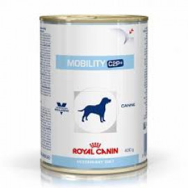 image of Royal Canin Vet Diet Canine Mobility C2P + Canned Wet Food 12 X 400g
