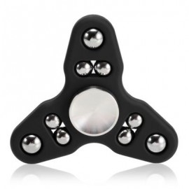image of TRIANGLE GYRO STYLE STRESS RELIEVER PRESSURE REDUCING TOY FOR OFFICE WORKER (BLACK) -