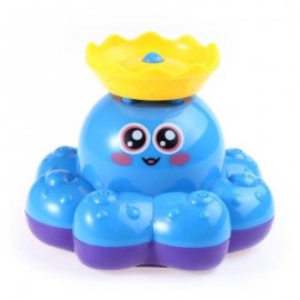 image of BABY ROTARY AUTOMATIC ELECTRIC SPRINKLER OCTOPUS SWIMMING BATH TOYS (BLUE) -