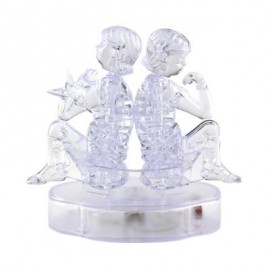 image of 3D CONSTELLATION PUZZLE BLOCKS ASSEMBLY TOY BIRTHDAY CHRISTMAS PRESENT FOR CHILDREN ADULT WITH LIGHT (ICE) -